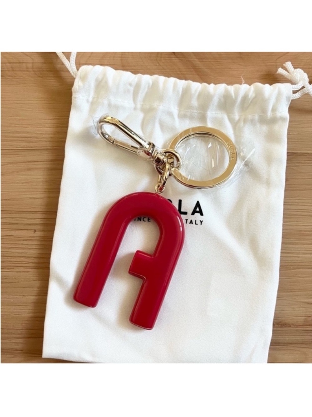Furla Classic Graphic Arch Keyring